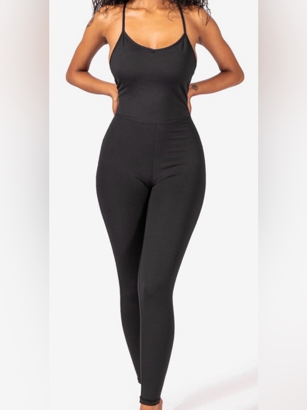 NWOT ~ (Purple) Jed North Black High-Waist Sculpting Jumpsuit